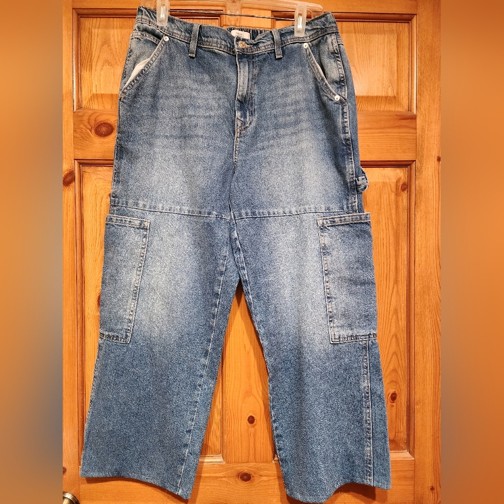Forever 21 Premium Jogger Cargo Jeans, Size 30